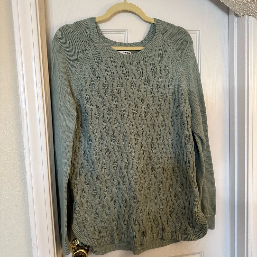 Sonoma Mint Knit Sweater